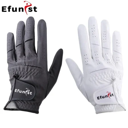 Golf Gloves Men’s Glove Left/Right Hand Soft white Dark Grey 2 color particles Breathable Namib Swing Putting Training Gloves