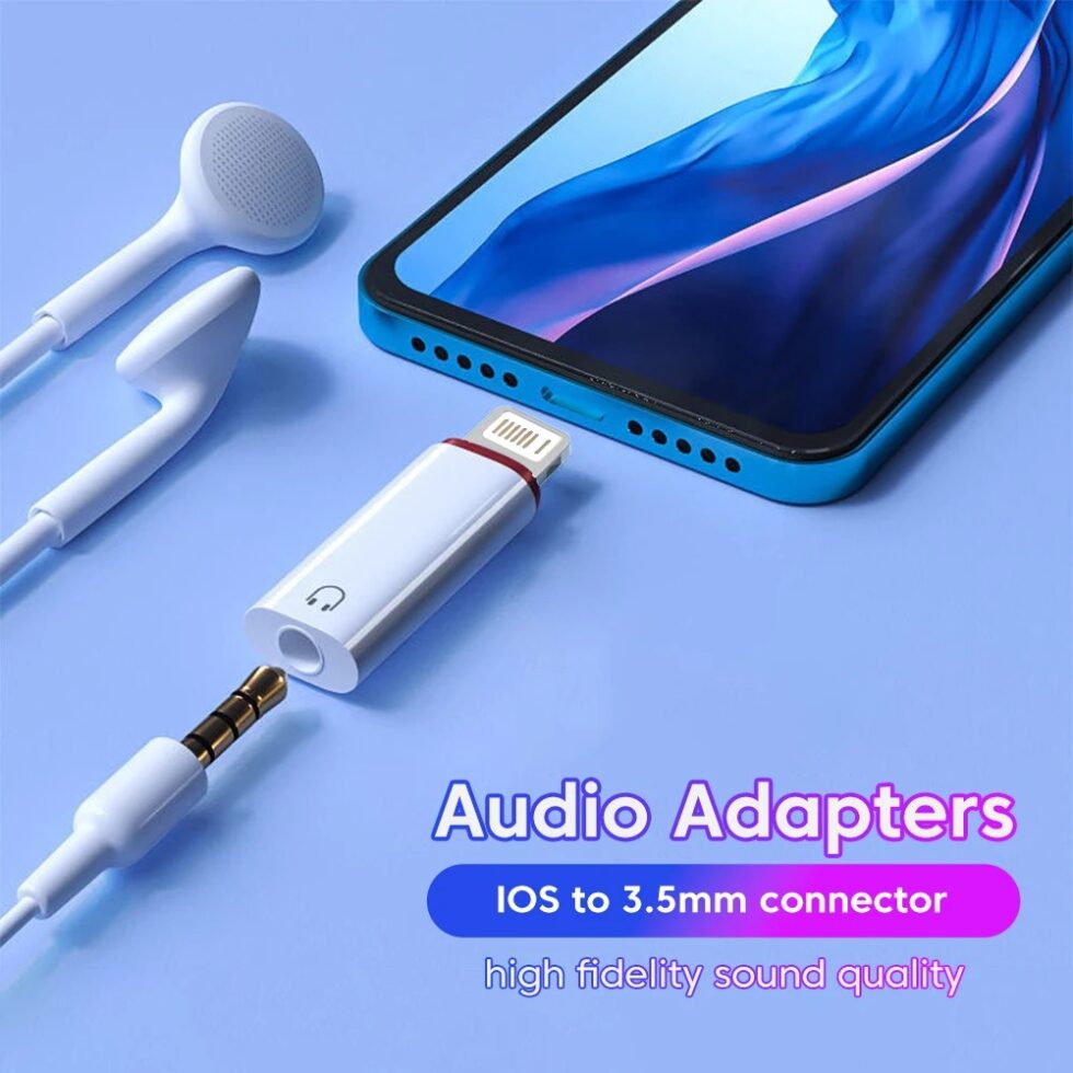 Olaf Lightning To 3 5 MM Jack AUX Adapter For iPhone 14 13 12 Adapter USB C Headphone Connector Audio Splitter phone accessories